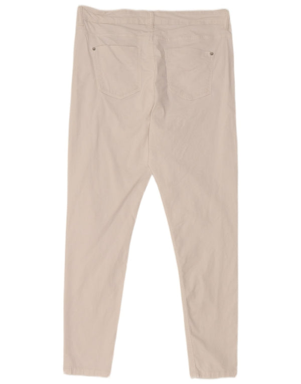 Marks & Spencer Dame Super Skinny Jeans UK 14 Large W32 L27 White Bomuld