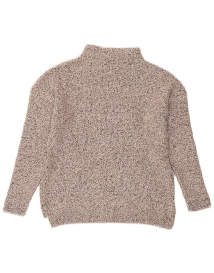 MARKS & SPENCER Dame Turtle Neck Jumper Sweater UK 10 Small Grey