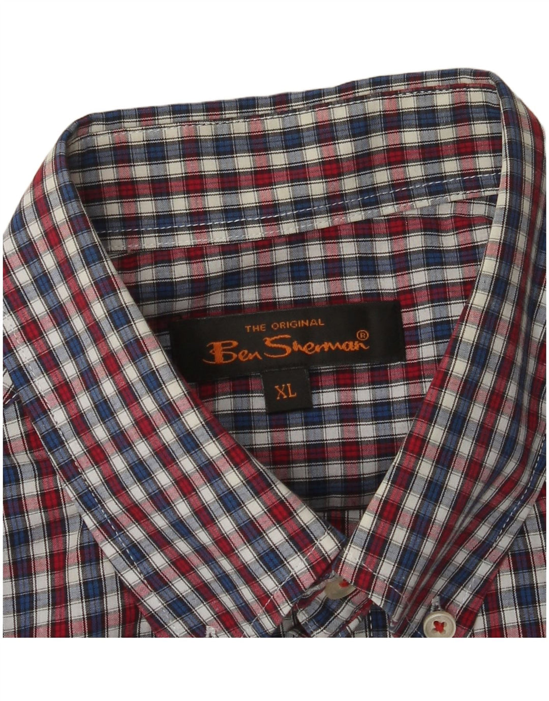 Ben Sherman Kortærmet Herreskjorte XL Multifarvet Gingham