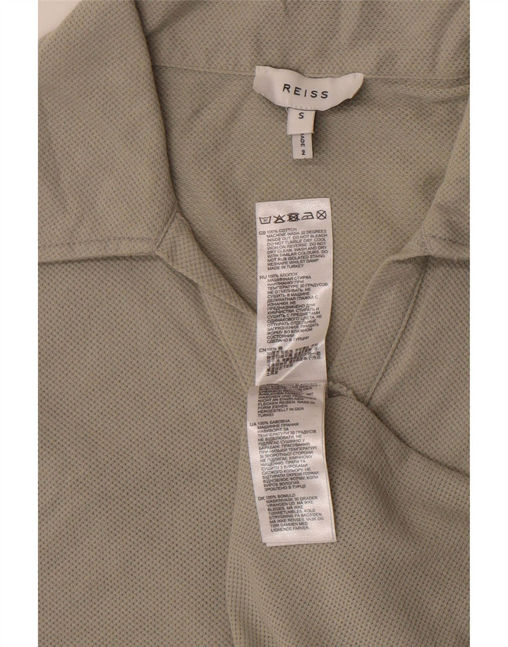 Reiss herre polo shirt lille grå bomuld