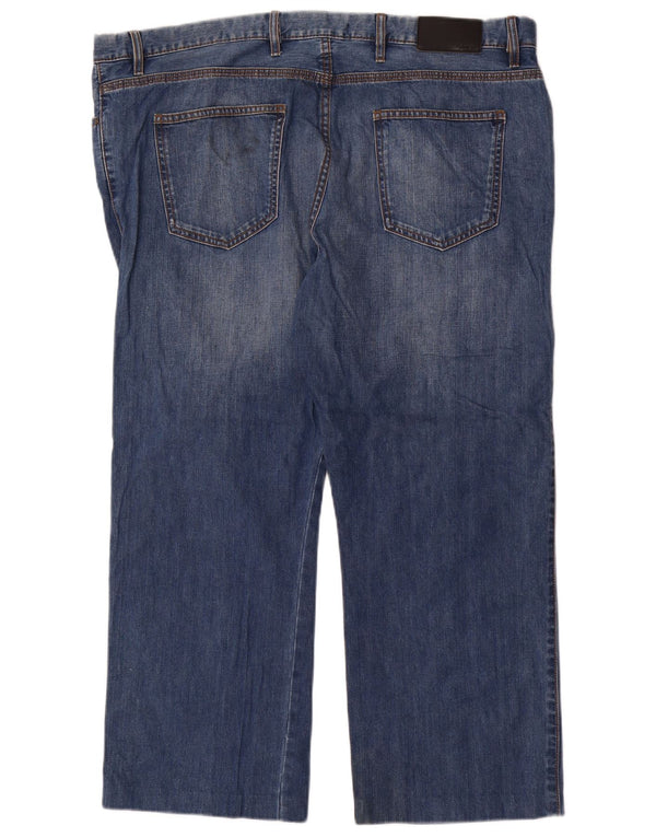 Marks & Spencer Herre Autograph Straight Jeans W42 L27 Blå Bomuld