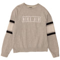 Nike Dame Grafisk Oversized Sweatshirt Jumper Lille Grå Colourblock