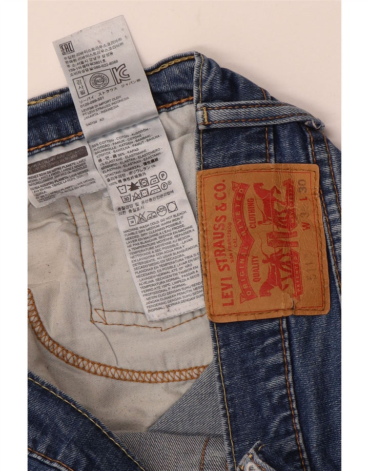 Levi's Herre 511 Slim Jeans W36 L30 Blå Bomuld