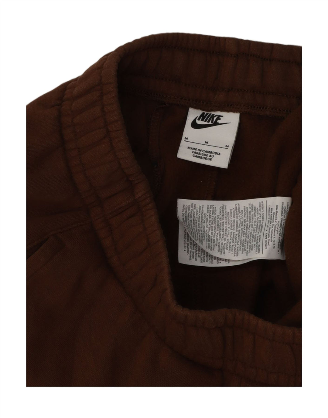 NIKE træningsdragt til kvinder Joggers UK 14 Medium Brun Bomuld