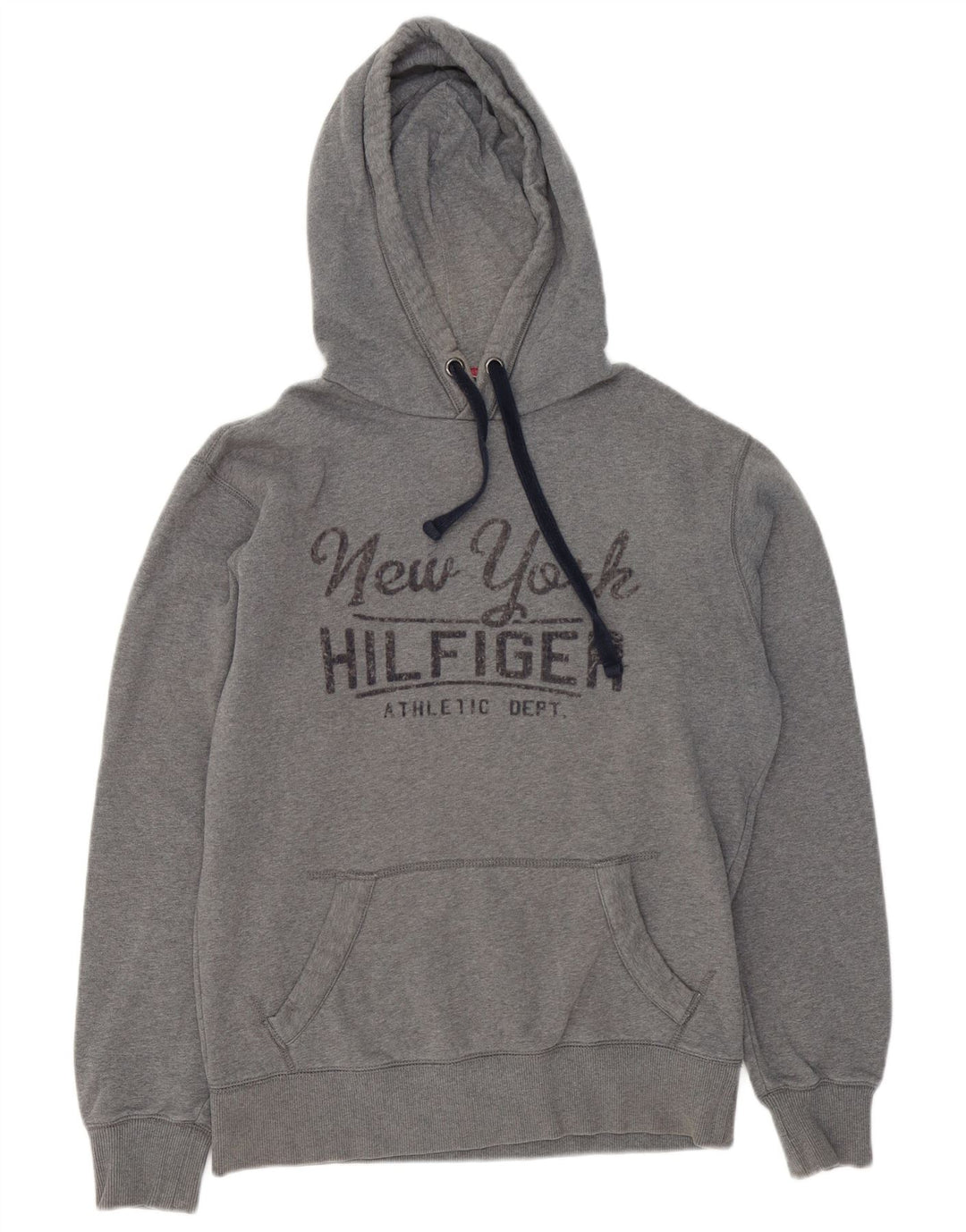 Tommy Hilfiger Grafisk hættetrøje til mænd mellemgrå bomuld