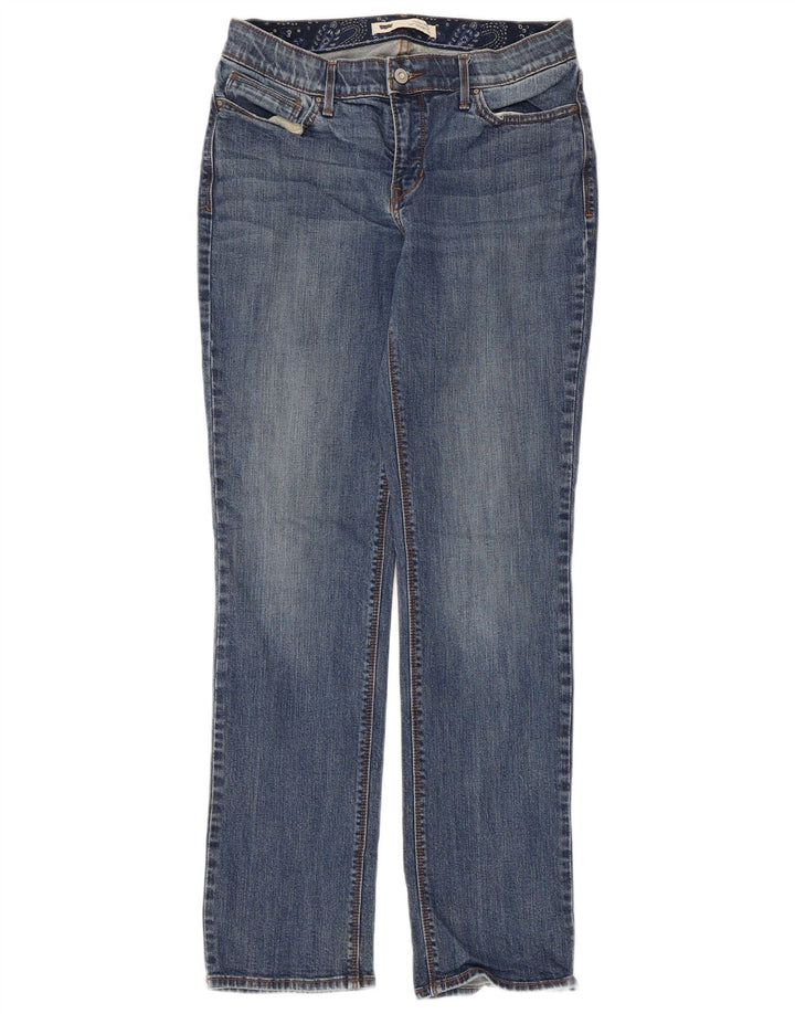 Levi's Dame 525 Straight Jeans W30 L32 Blå Bomuld