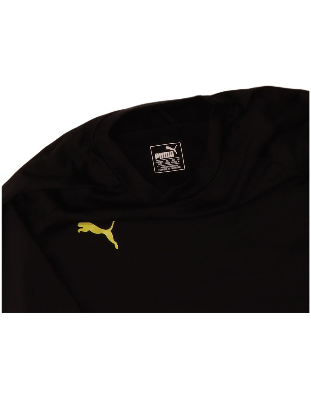 PUMA Herre Top Langærmet Medium Sort Polyester