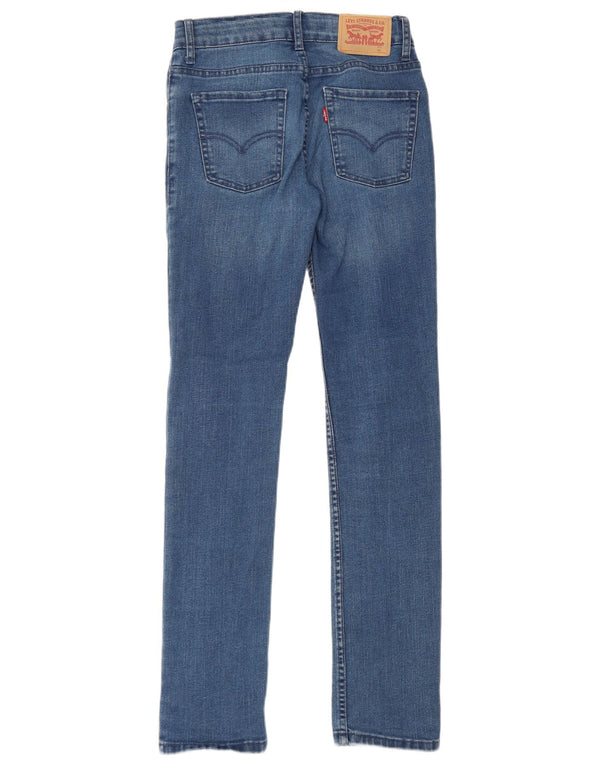 Levi's Boys 510 Skinny Jeans 13-14 år W28 L29 Blå Bomuld