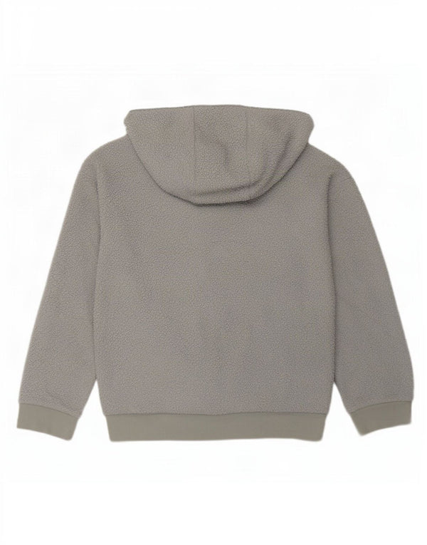 Nike drenge hættejakke i fleece 11-12 år mellemgrå polyester