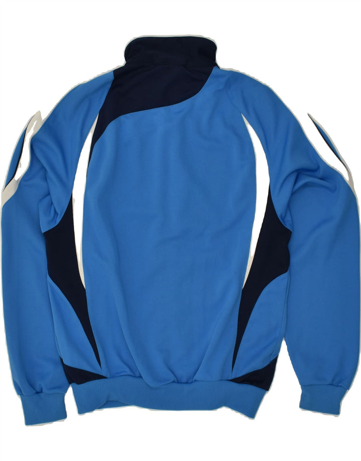 SALLER Boys Tracksuit Top Jacket 15-16 Years Blue Colourblock Polyester | Vintage Saller | Thrift | Second-Hand Saller | Used Clothing | Messina Hembry 