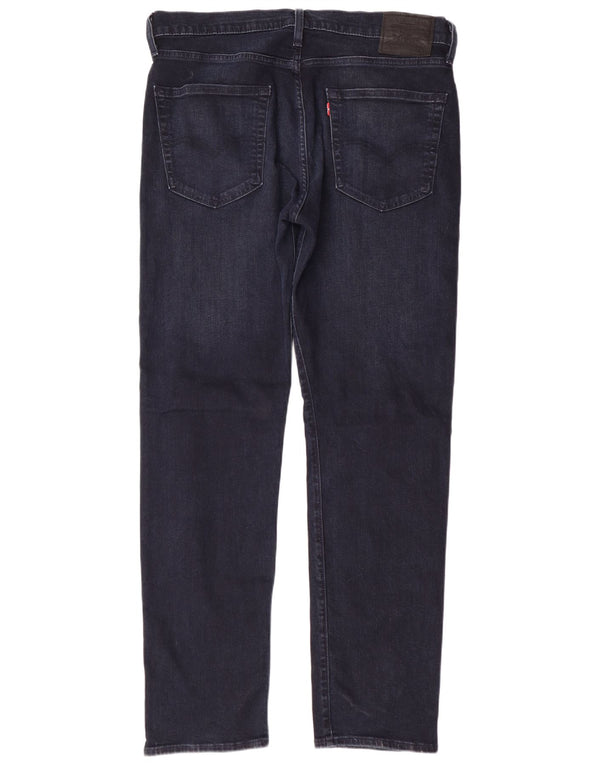 LEVI'S Herre 502 tilspidsede jeans W36 L32 Marineblå bomuld
