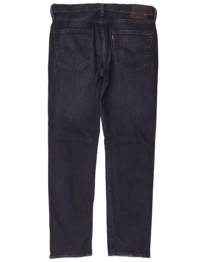 LEVI'S Herre 502 tilspidsede jeans W36 L32 Marineblå bomuld