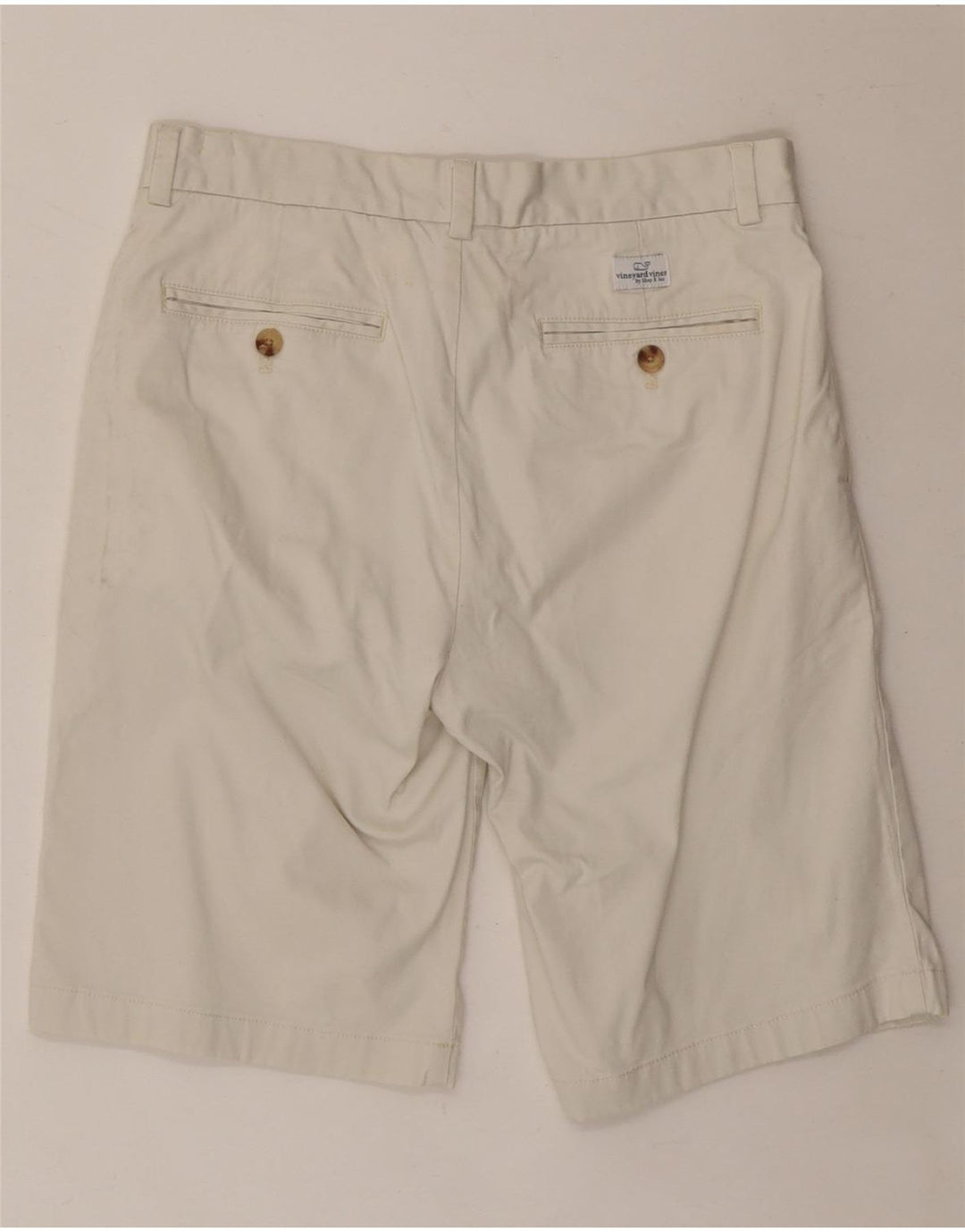 VINEYARD VINES Herre Chino Shorts W30 Medium White Bomuld