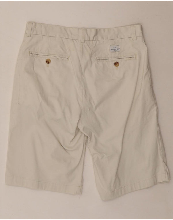 VINEYARD VINES Herre Chino Shorts W30 Medium White Bomuld