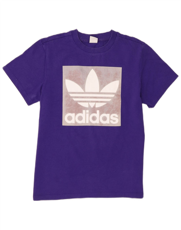 Adidas Herre grafisk T-shirt Top Lille lilla bomuld