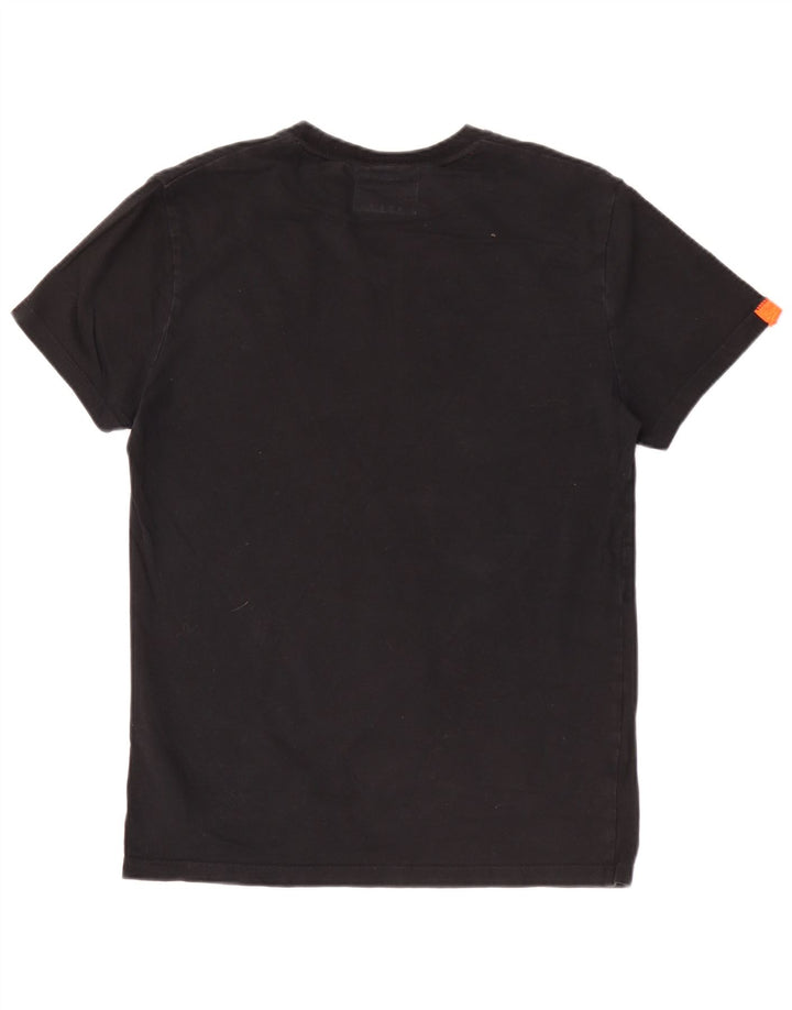 Superdry T-shirt top mellem sort bomuld til mænd