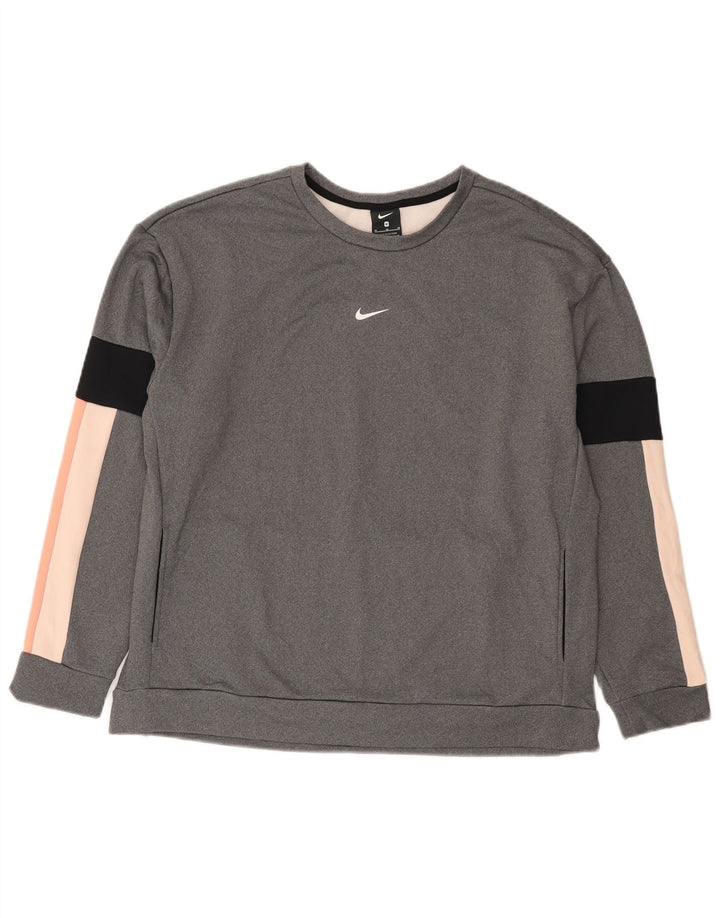 Nike Sweatshirt Jumper til mænd Medium Grå Colourblock Polyester