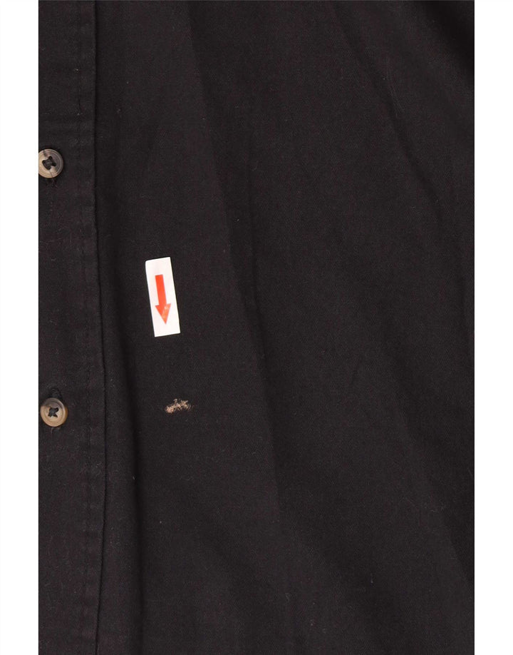 Wrangler Herreskjorte 2XL Sort Bomuld