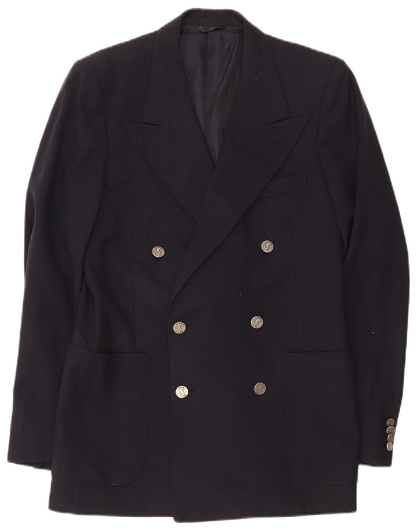 Yves Saint Laurent Herre Blazer Jacket IT 48 Medium Navy Blue