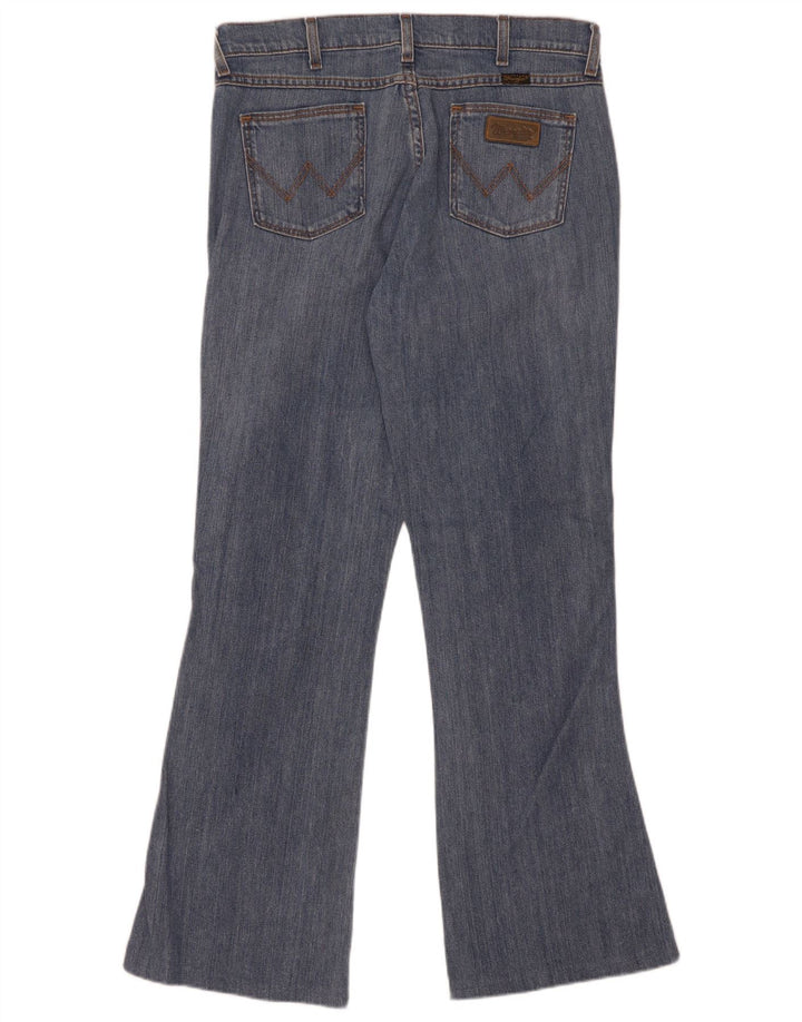 Wrangler Dame Eve Bootcut Jeans W33 L34 Blå Bomuld