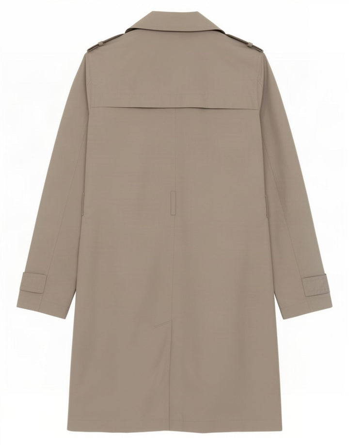 Marks & Spencer Trench Coat til kvinder UK 6 XS Grå Polyester