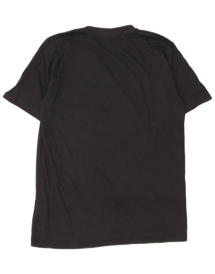 Sergio Tacchini Herre grafisk T-shirt top XL sort bomuld