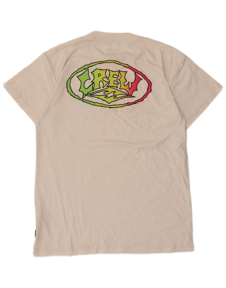 Billabong Herre grafisk T-shirt Top Lille hvid bomuld