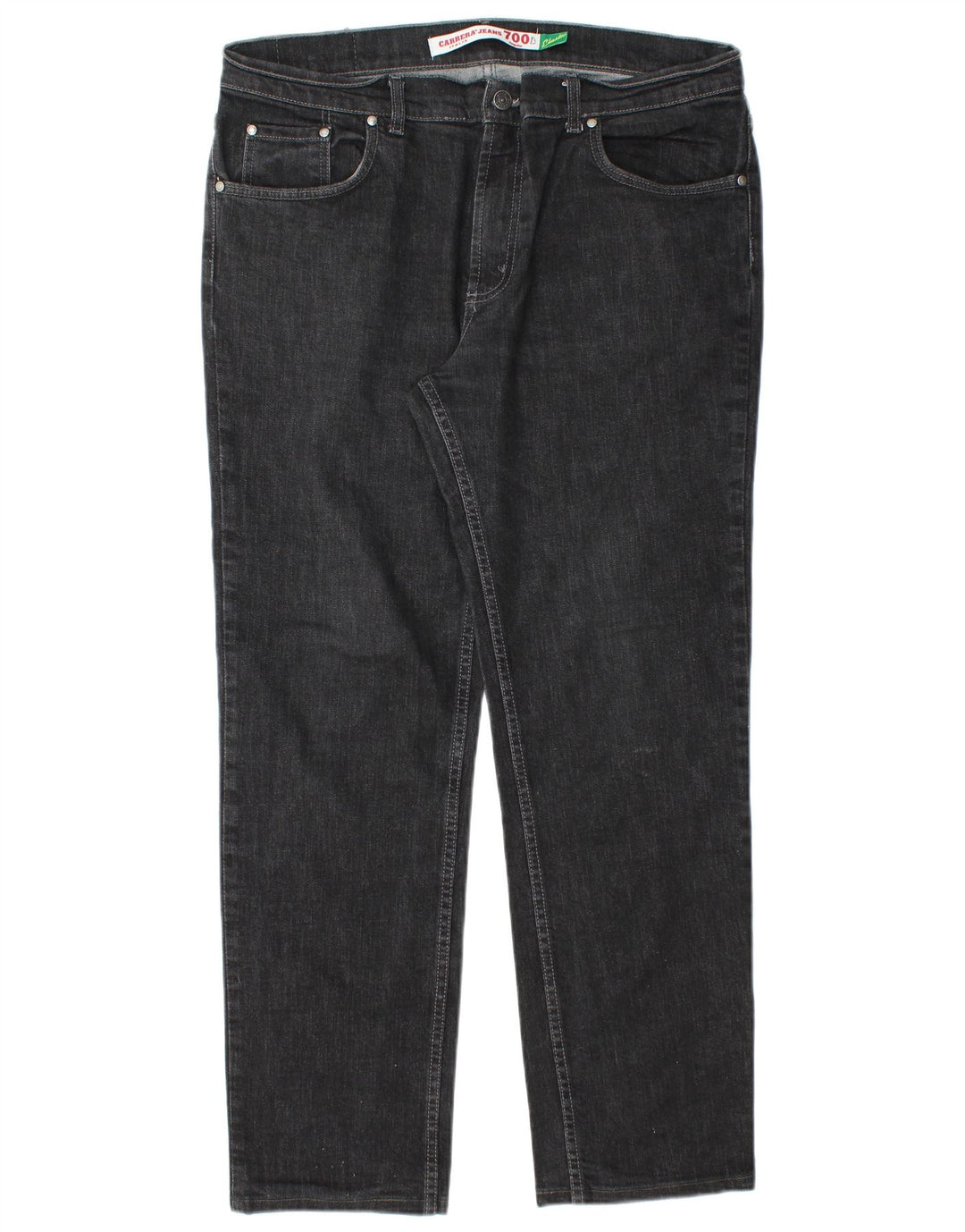 Carrera Herre 700 Regular Fit Straight Jeans IT 52 XL W36 L30 Grå Bomuld