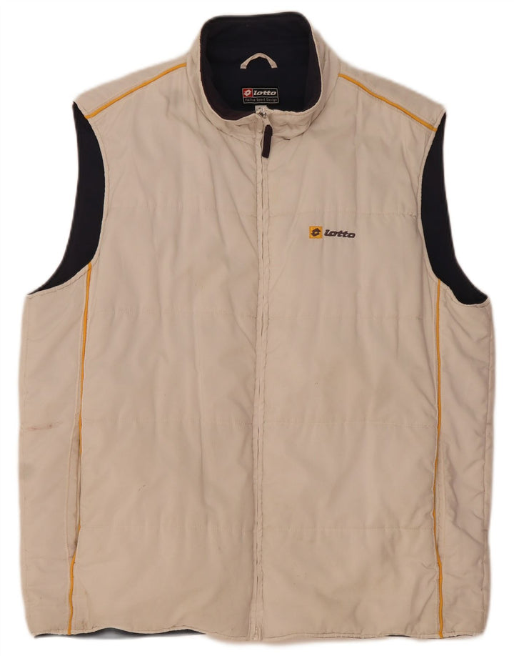 Lotto Herre Polstret Gilet UK 38 Medium Beige