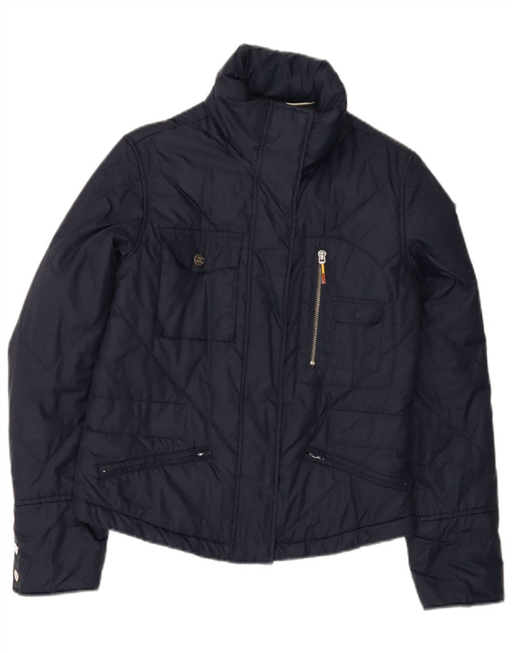 Tommy Hilfiger Dame Polstret Jakke UK 10 Small Navy Blue Polyester