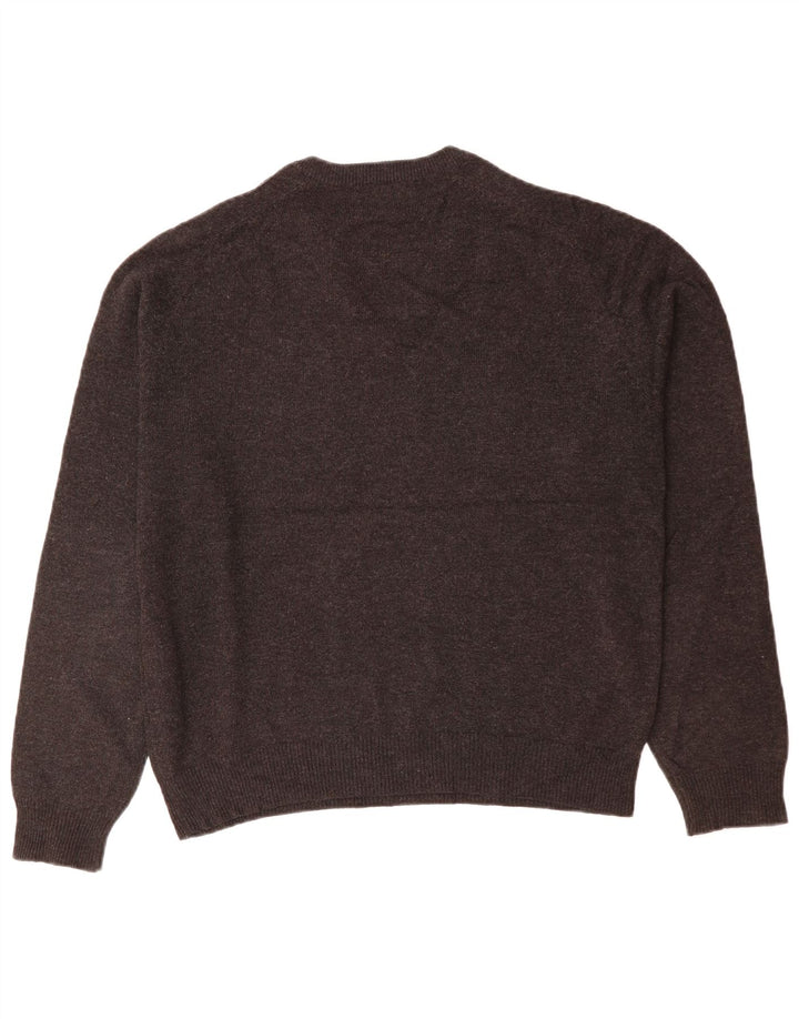 Marks & Spencer Herre Blue Harbor V-hals sweater mellemgrå