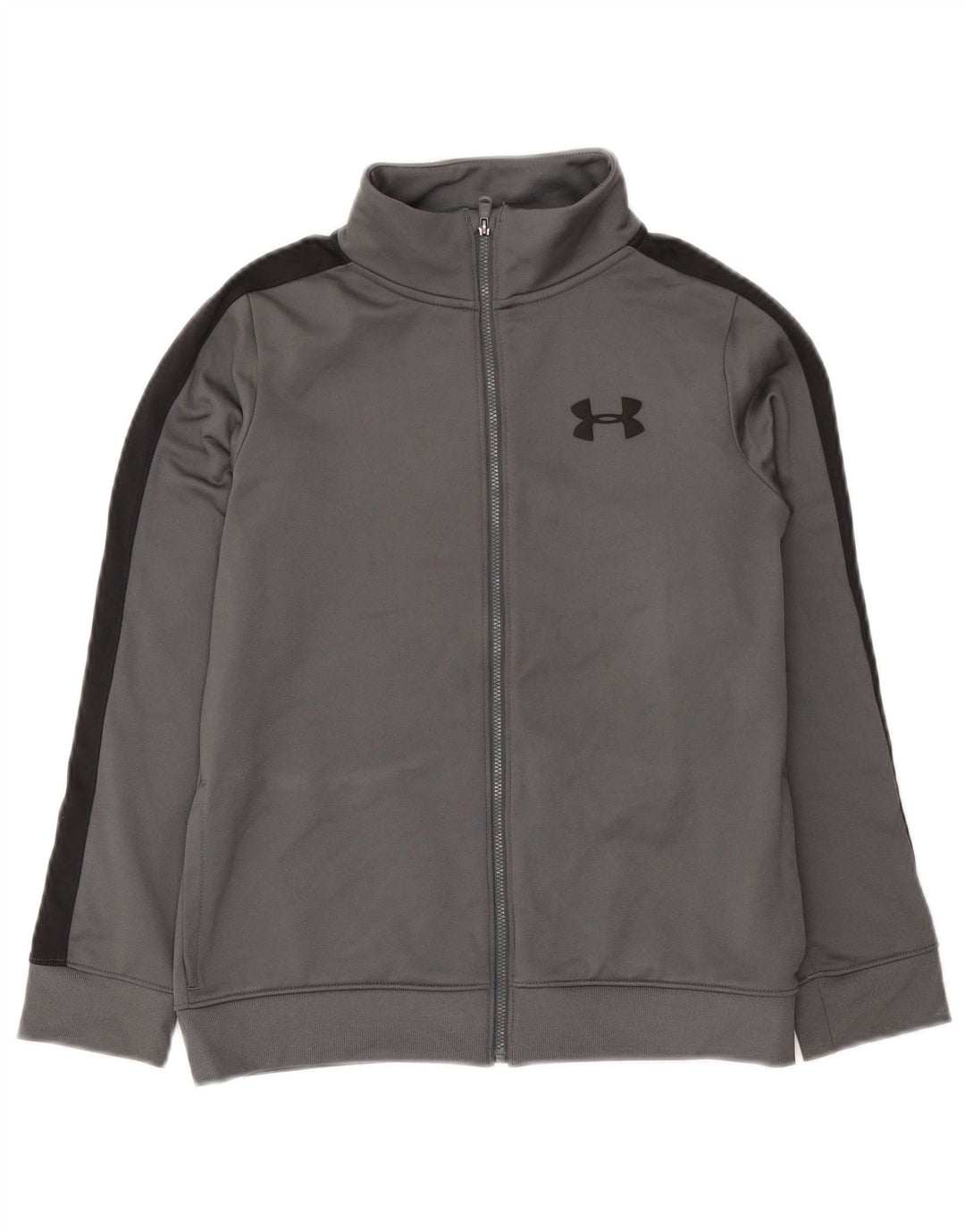 Under Armour drenge træningsdragt topjakke 9-10 år medium grå farveblok