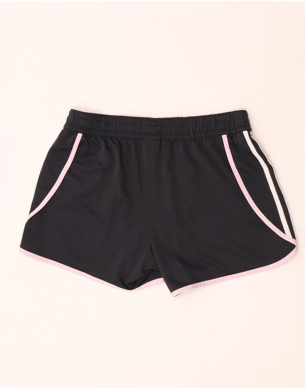 Adidas Dame Sports Shorts UK 16 Large Navy Blue Polyester