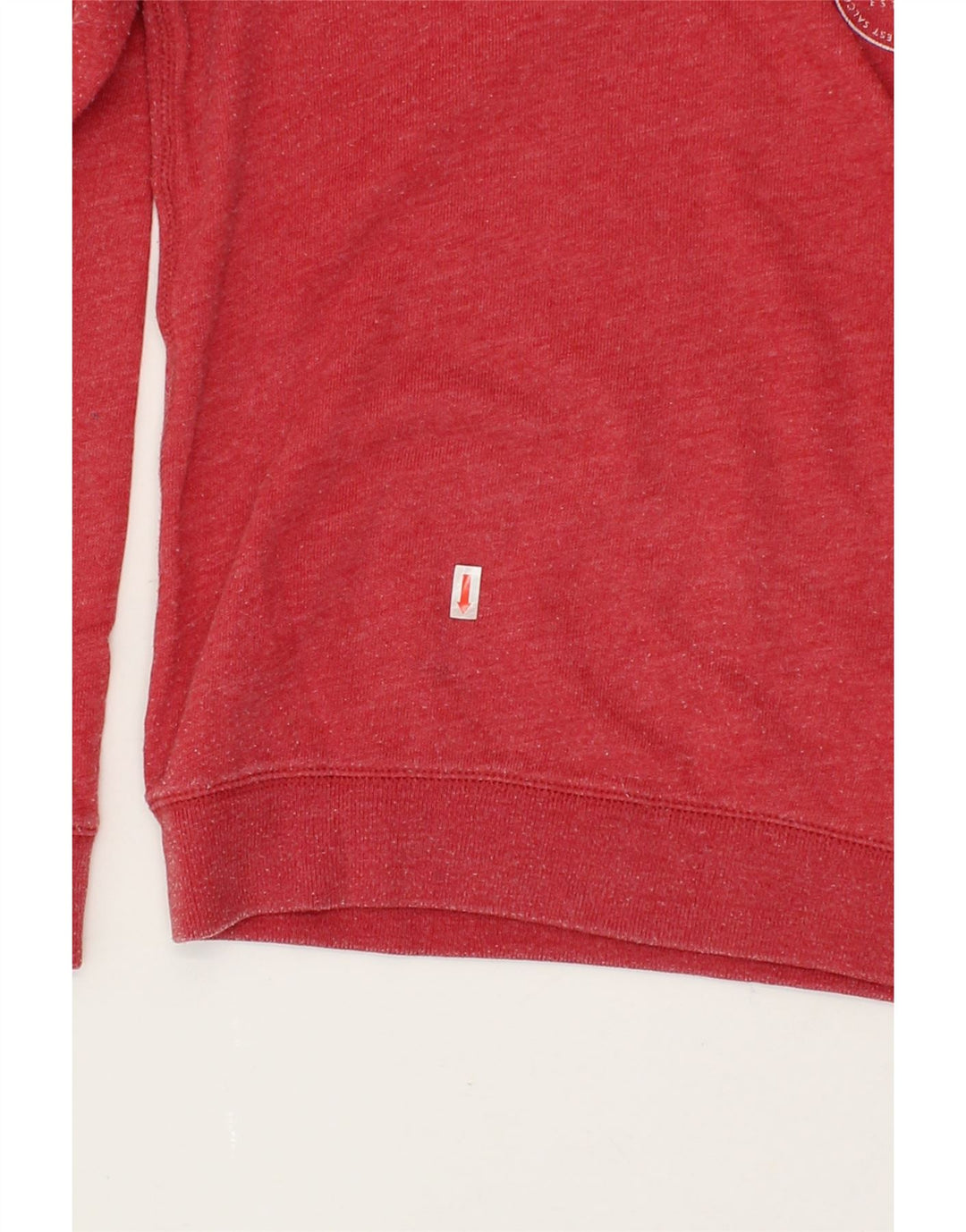JACK WILLS Womens Sweatshirt Jumper UK 10 Small Red Cotton Vintage Jack Wills and Second-Hand Jack Wills from Messina Hembry 