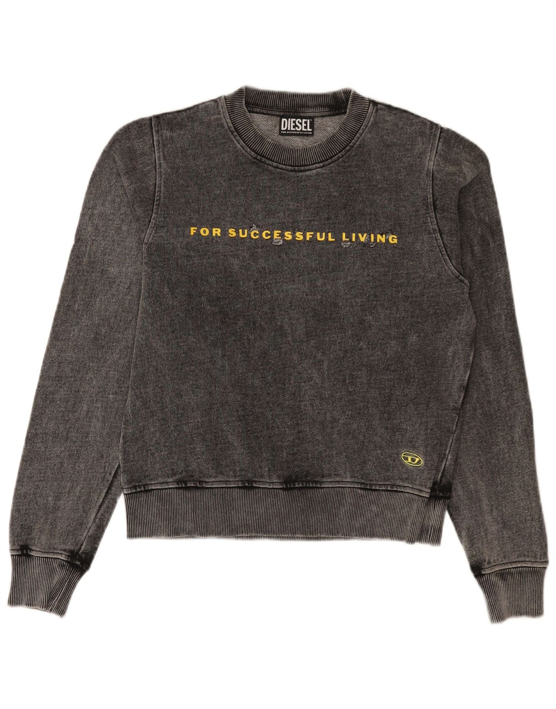 Diesel Herre Grafisk Sweatshirt Jumper 2XS Grå