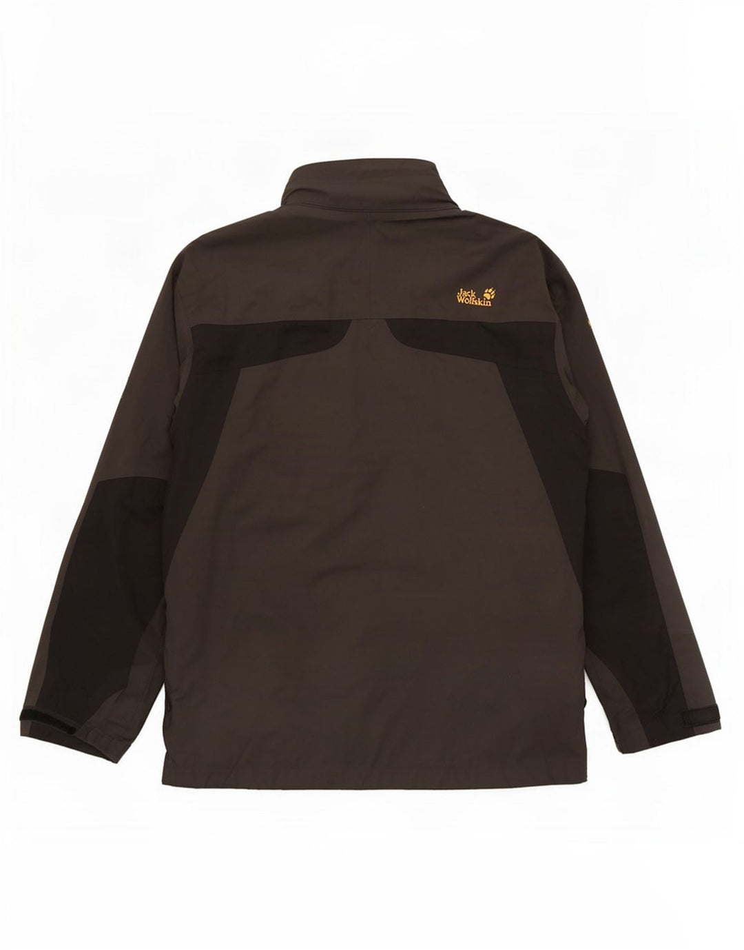 Jack Wolfskin Regnjakke til mænd UK 50 3XL Khaki Colourblock Polyamid