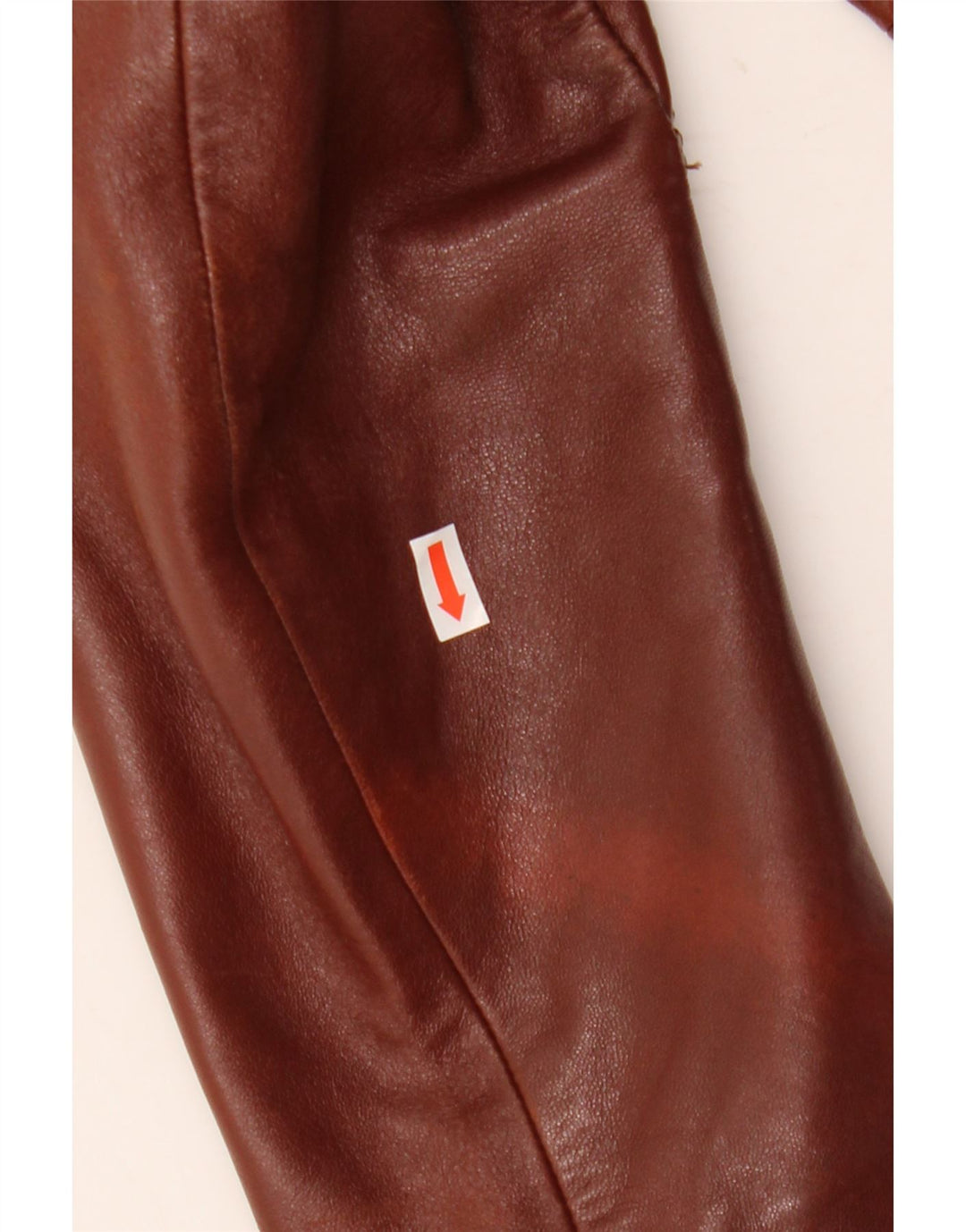 Emme Dame Læderjakke IT 46 Stor Brun