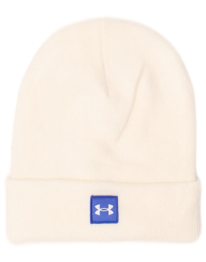 Under Armour Herre Beanie Hat One Size Hvid Akryl