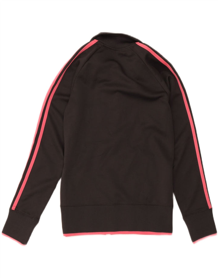 Adidas Dame Grafisk Træningsdragt Top Jacket UK 10 Small Black Bomuld