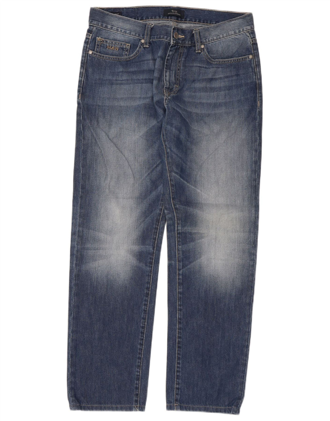 Harmont & Blaine Herre Regular Fit Straight Jeans IT 50 Large W34 L30 Blue