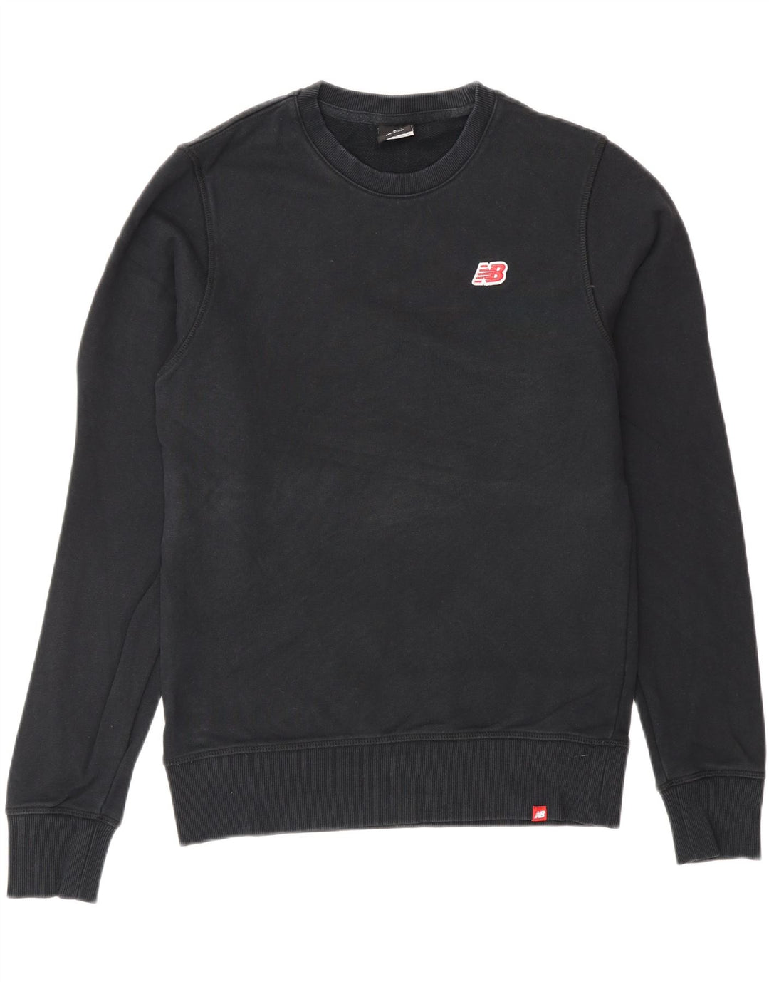 New Balance Herre Sweatshirt Jumper lille sort bomuld