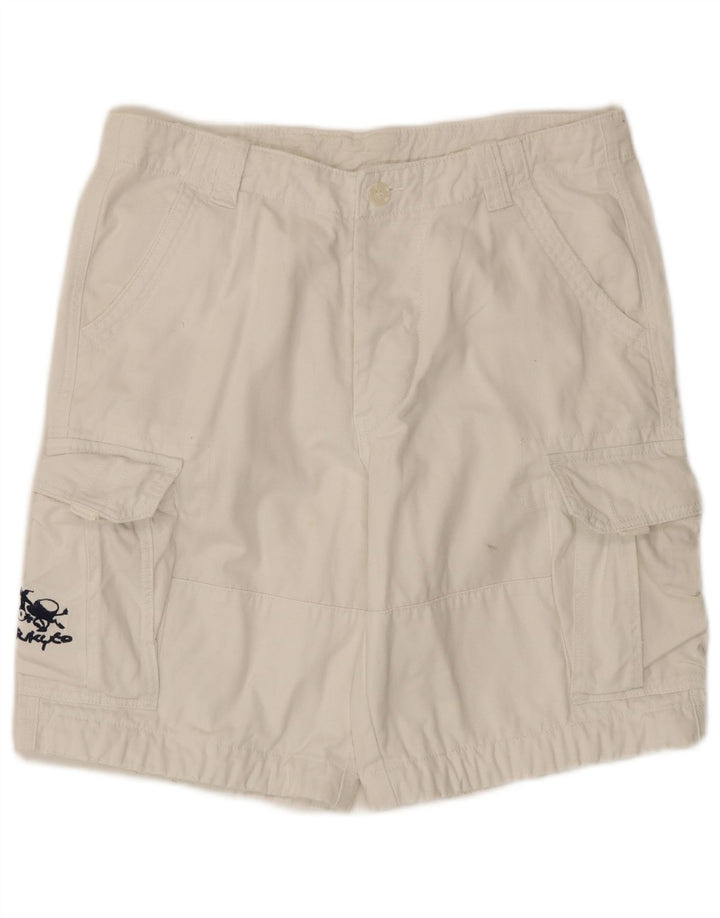 Vintage Herre Cargo Shorts XL W38 Hvid