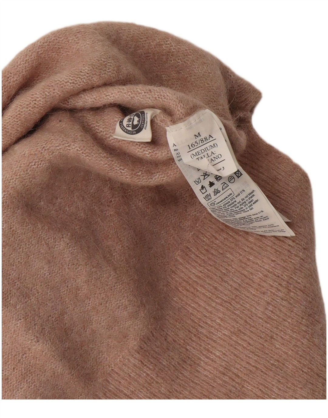 ALL SAINTS Dame Crop Boat Neck Jumper Sweater UK 14 Medium Pink