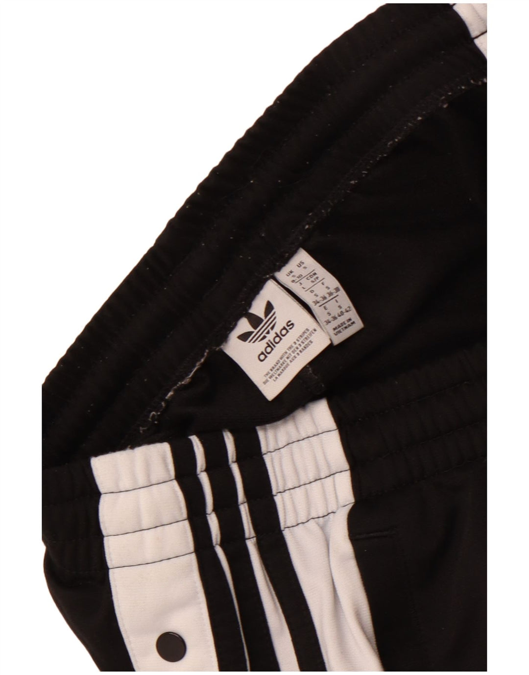 Adidas Graphic Tracksuit Bukser UK 8/10 Small Black Colourblock