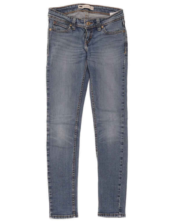 Levi's Dame Slight Curve Skinny Jeans med lav talje W26 L32 Blå Bomuld