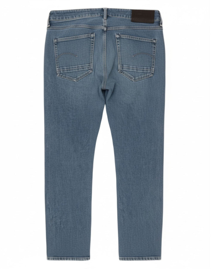 G-STAR Womens Kate Straight Jeans W25 L26 Blue Cotton