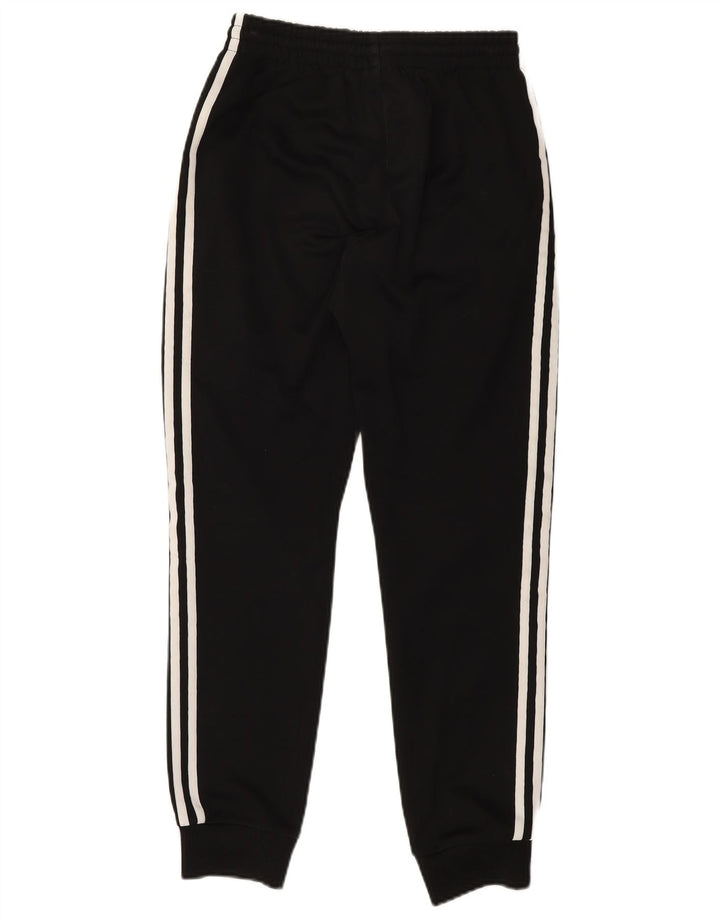 ADIDAS Mens Tracksuit Trousers Joggers Small  Black Polyester
