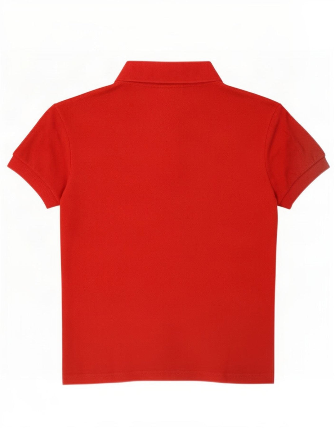 Lacoste Womens Crop Polo Shirt Størrelse 40 Medium Rød Bomuld