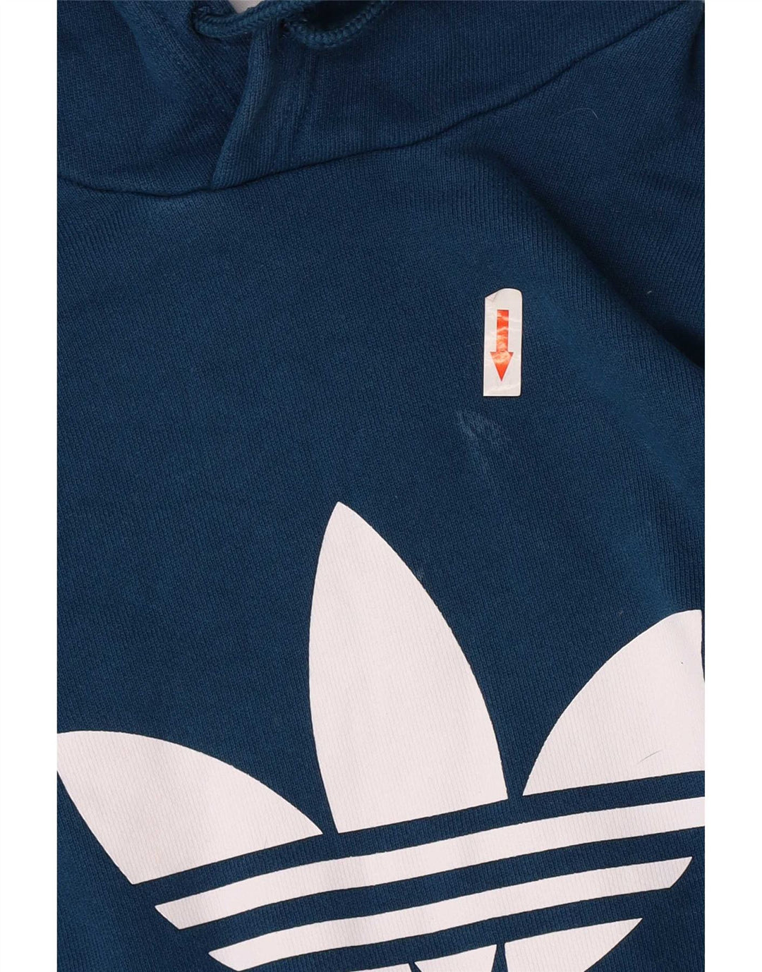 Adidas Grafisk hættetrøje til mænd, stor blå bomuld