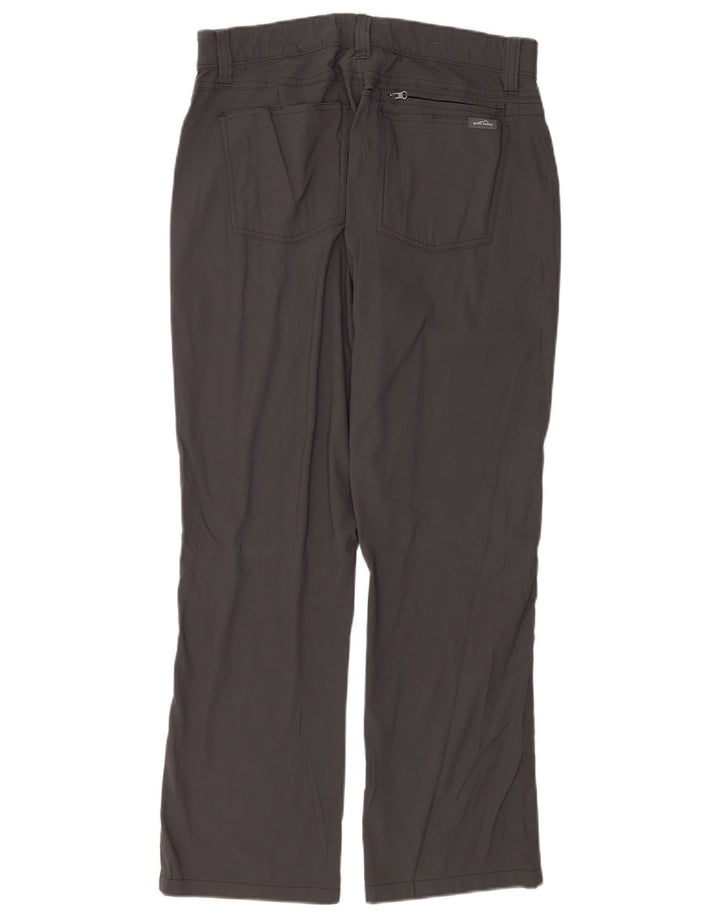 Eddie Bauer Straight Casual Bukser til mænd W34 L30 Grå Nylon